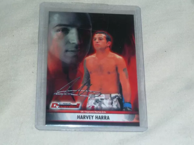 Harvey Harra Silver Embossed Autograph Trading Card /70 Dynamite MMA PRIDE UFC