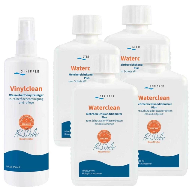 Balsamo letto ad acqua balsamo maglieria + detergente vinile set cura 5x250 ml