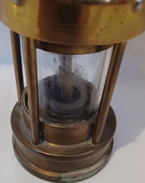 E. Thomas & Williams Aberdare Cambrian Welsh Brass Miners Lamp 5