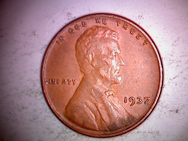 1925 1926 1928 1930 S 1934 1937 Old Lincoln Wheat Head Pennies Circulated. F7P 11