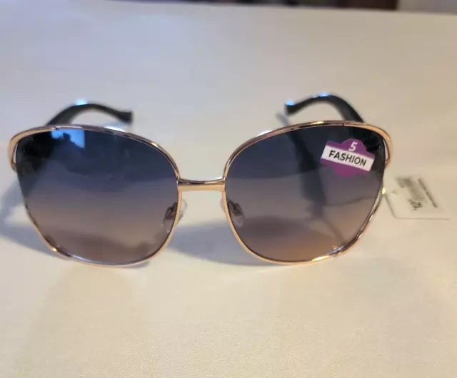 Piranha Womens Fashion Sunglasses Style # 62012 Gold & Black