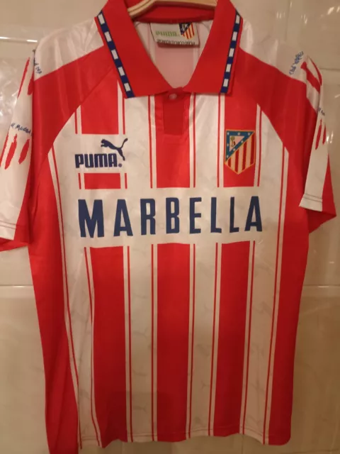 Atlético Madrid Simeone Modern Versión Camiseta Futbol Football Shirt Trikot S