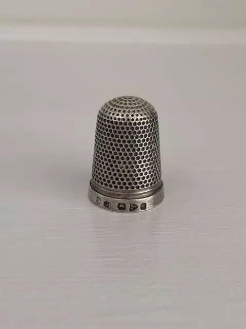 STERLING SILVER THIMBLE Chester 1899
