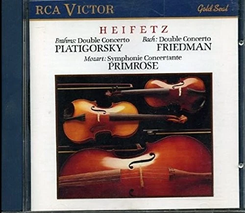 輸入CD Jascha Heifetz Jascha Heifetz Plays Bach, Vieuxtemps &amp;amp; Gruenberg CDVS1919  /00110 CD JASCHA HEIFETZ Plays Bach Vieuxtemps Gruenberg Cdvs1919