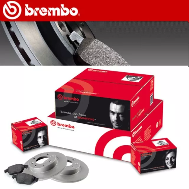 KIT DISCHI + PASTIGLIE FRENO BREMBO FORD FIESTA VI 1.4 TDCi 50KW DAL 01.09 POST