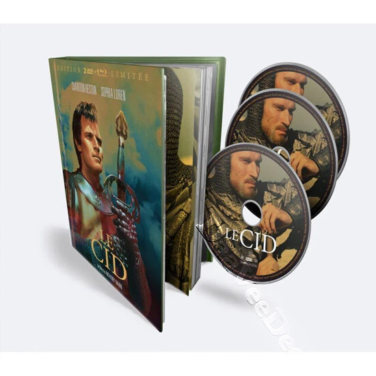 El Cid NEW Arthouse Blu-Ray 3-Disc DVD Combo Set Anthony Mann Charlton Heston El Cid NEW Arthouse Blu-Ray 3-Disc DVD Combo Set Anthony Mann Charlton Heston