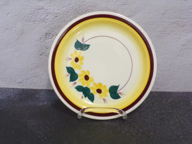 Brown Eyed Susan by Vernon Kilns Hand Painted Bread Plate