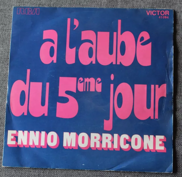 A l'aube du 5ème jour - Ennio Morricone, BO du film / OST, SP - 45 tours