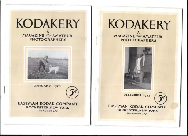 2 Kodakery Magazines (1923-1924)