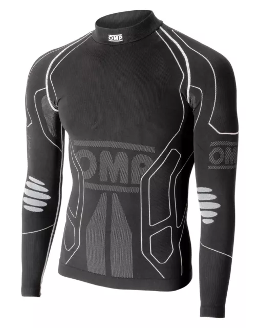 OMP KS Winter-R Karting Long Sleeve Thermal T-Shirt Kart Base Layer Underwear 2