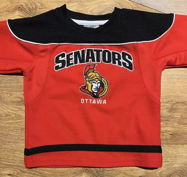 Ottawa Senators Red Nhl Hockey Kids Boys Children Youth Jersey - Size 24M