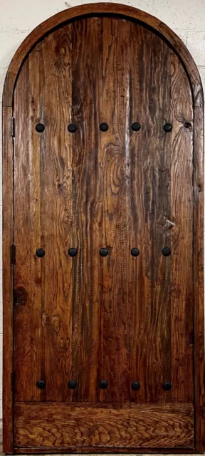 Solid Texas oak wood arched top door with hardware 2 sets trim Your choose size 2