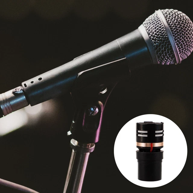 Haptufer 2 Pièces Noyau Microphone Dynamique - Capsule Remplacement Professionnel N-M881