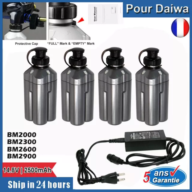 Daiwa Électrique Pêche Bobine Batterie Tanacom 750 1000 BM2300 N BM2600 Chargeur