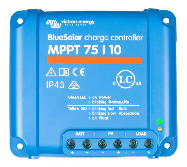 Victron Energy Bluesolar Controlador de Carga Mppt 75/10 12V / 24V