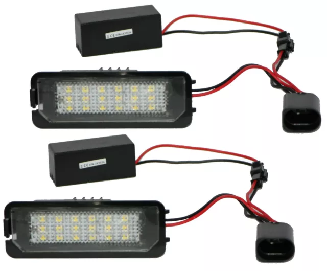 Paar VW Passat CC 3C B6  Limousine Kennzeichenbeleuchtung Modul LED SMD CANBUS