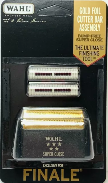 Wahl 7043 5 Star Series Finale Replacement Gold Foil & Cutter Bar Assembly NEW