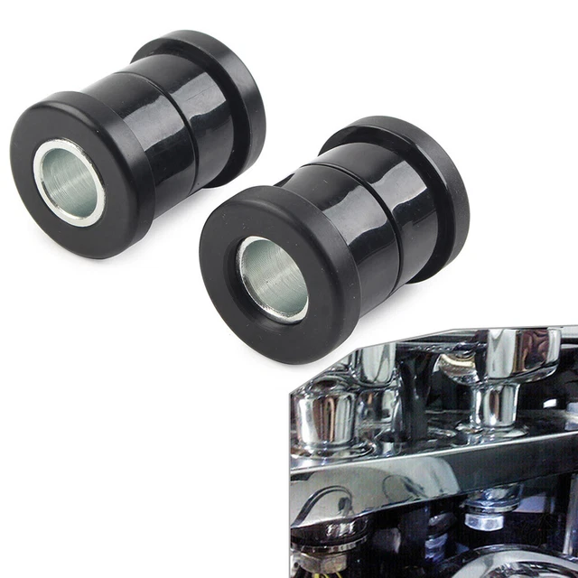 Handlebar Riser Bushings For Harley Sportster Softail Dyna Super Glide FXD Black