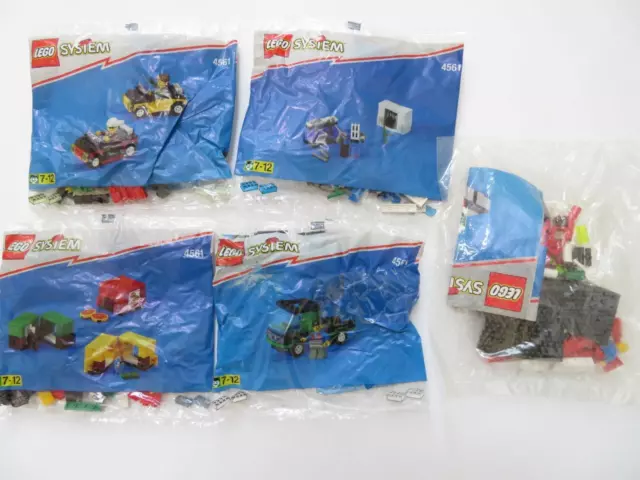 LEGO #4561 Railroad Express Unopened Sealed Parts Bags Lot of 5