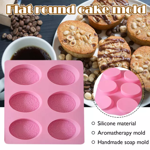 Silicone 3D Chocolate Soap Mold Cake Candy Baking Mould Baking Pan Tray Molds