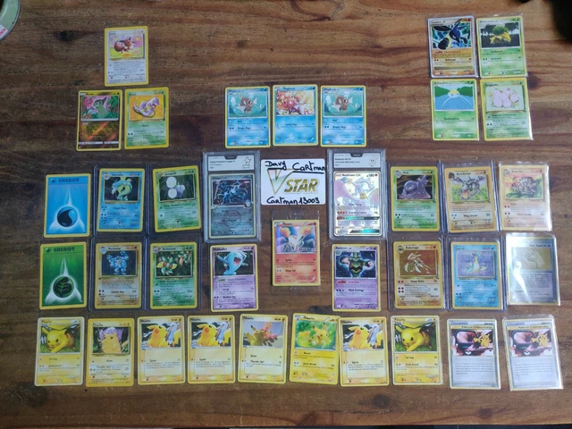 Lot De cartes Pokémon (du Set De Base Jusqu'à Destinées Radieuses)