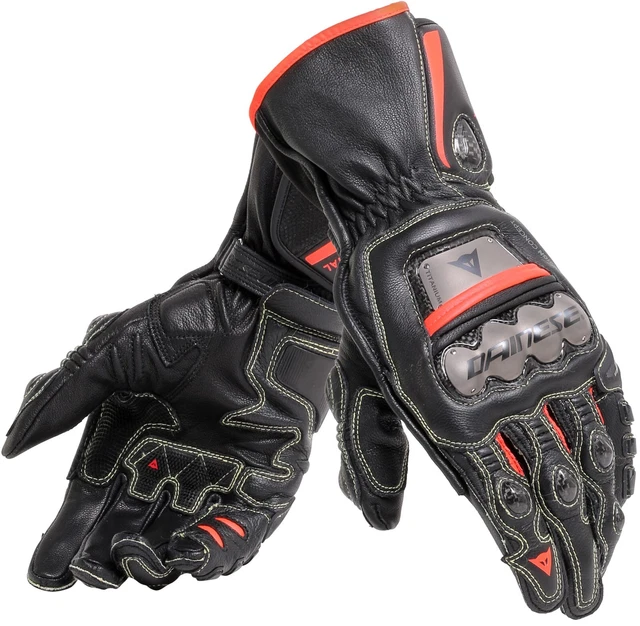 Dainese Full Metal 6 Gr. L Gants de Moto Sport Course Été Noir-Rouge