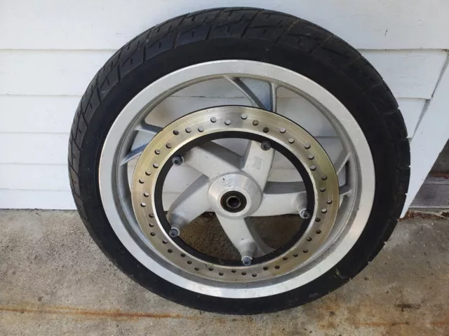 BUELL BLAST FRONT WHEEL WITH ROTOR and Dunlop Tire