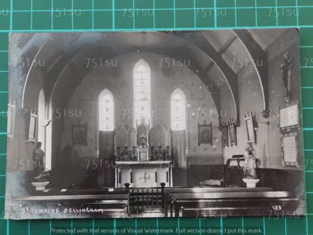Church interior - St Oswalds, BELLINGHAM, Northumberland W P Collier #123