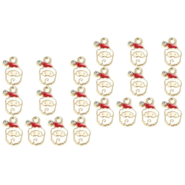 20 Pcs Bracelet Necklace Charm Jewelry Making Pendant Christmas Charms Crafts
