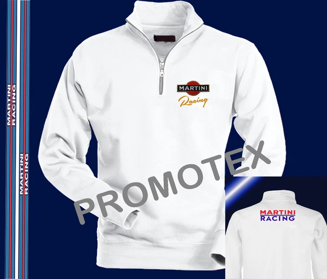 Felpa Martini Racing Zip Sportiva Felpata Lancia Corse