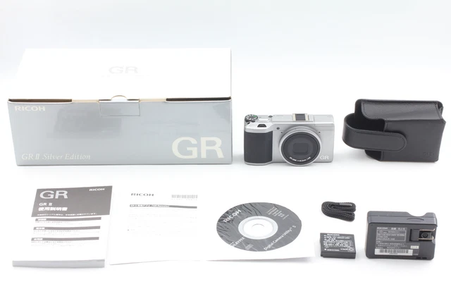 Limited to 3,200 units! [MINT in Box ] RICOH GR II Silver Edition 16.2MP Japan 3