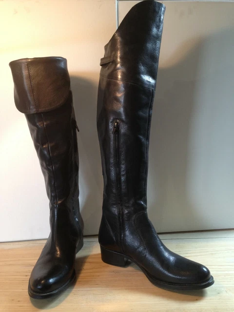 Bottes Cuissardes Arche En Cuir Et Microfibre – Taille 37, Très Bon état