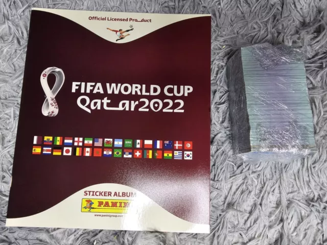 Panini WM Katar 2022 Fußball Aufkleber Album Buch 100 % komplett lose Set