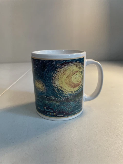 Cafe Arts Henriksen Imports "Starry Night" Art Ceramic Coffee Mug Cup Cafe Arts Henriksen Imports "Starry Night" Art Ceramic Coffee Mug Cup