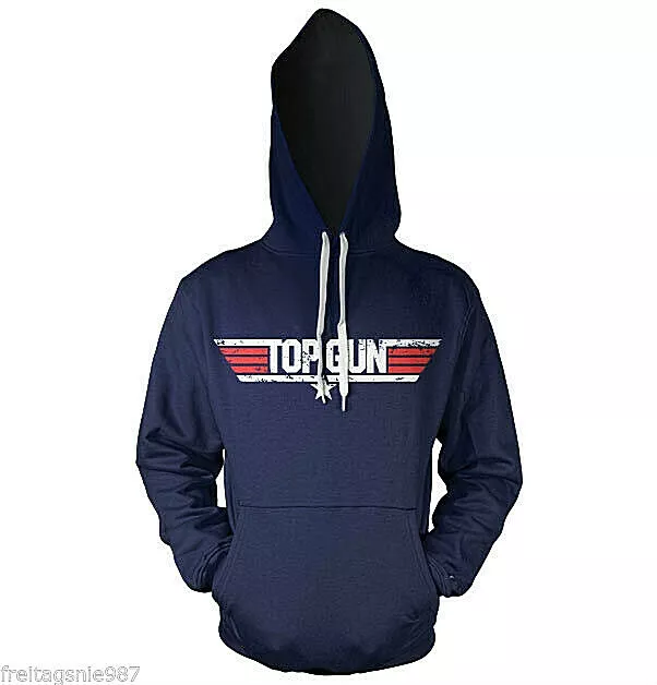 Top Gun Logo Hooded Sweat-Shirt Cotton officially licensed