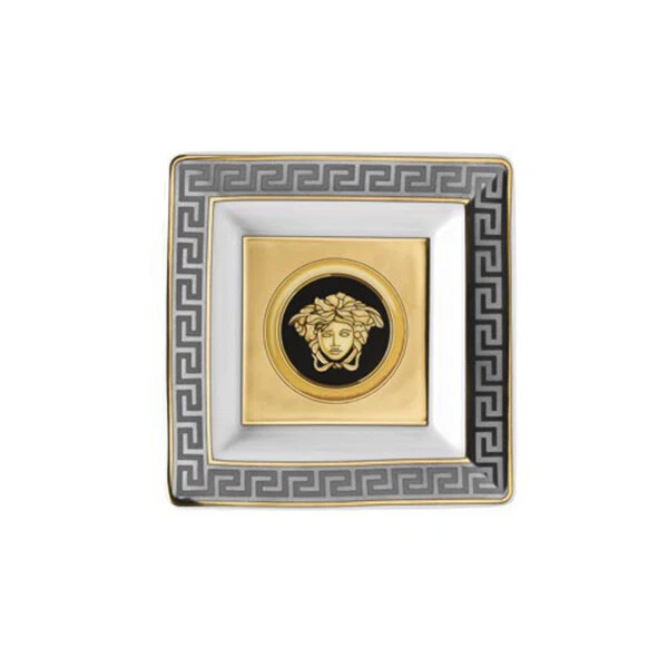 Versace Von Rosenthal Prestige Gala Quadratisch Ablage #403637-25808 Brand Feder