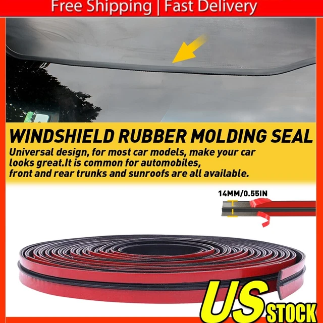 ELEPRUC Auto Dichtung 4 Meter - Universal Gummidichtung Für Tür Und Scheibe, EPDM Material