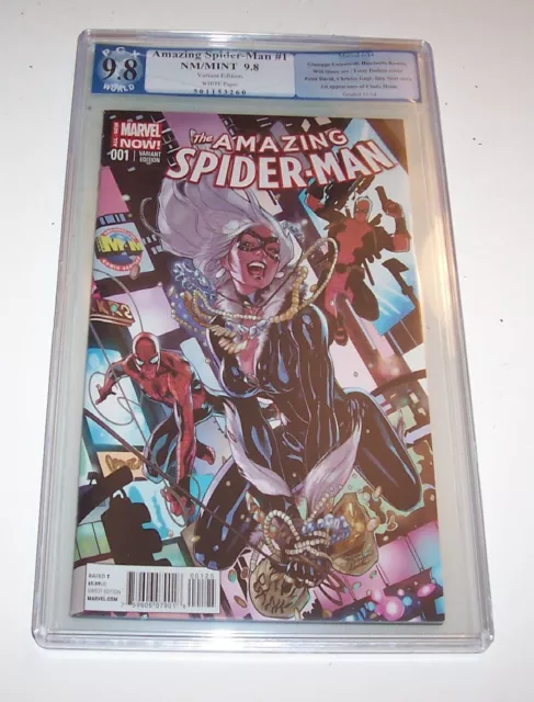 Amazing Spiderman #1 - Marvel 2014 Modern Age Variant - PGX NM/MT 9.8