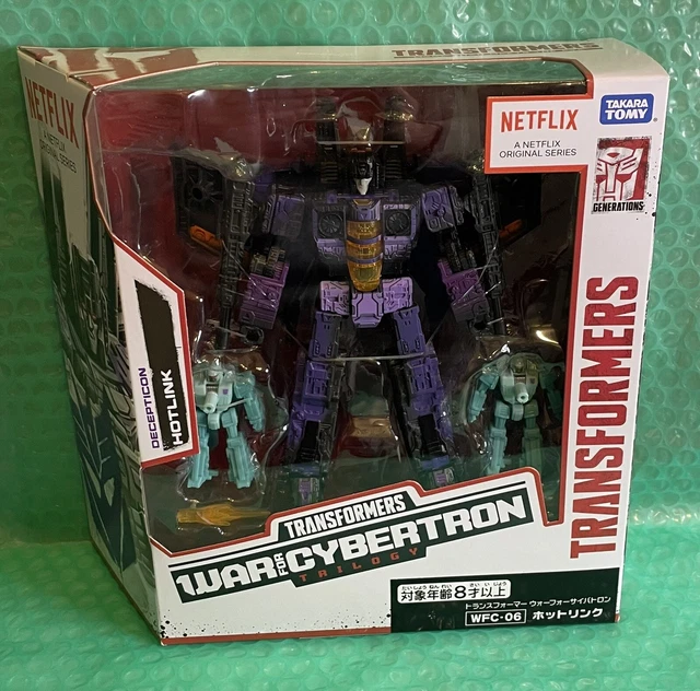 TRANSFORMERS WAR FOR Cybertron Netflix Hotlink Takara Version. New