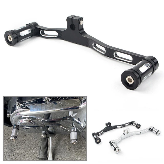 Fit Harley Dyna 91-17 FXD con leva cambio cambio cambio CNC anteriore e posteriore controllo medio NUOVO