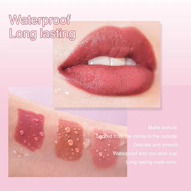 Lipliner penna matita rossetto impermeabile 3 colori opachi lunga Z1D7