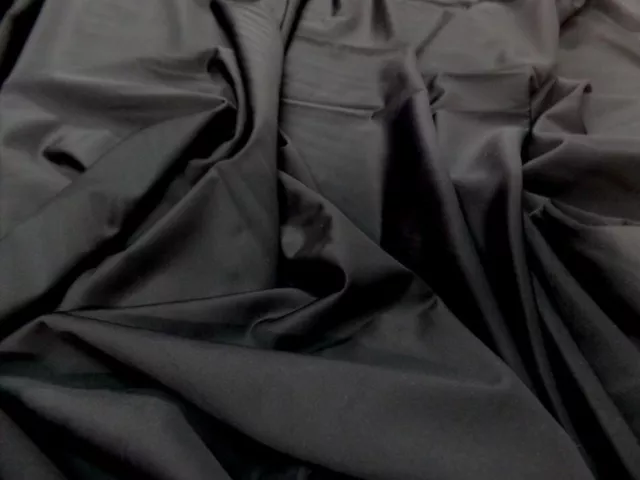 Tissu belle qualité de lycra noir en 1,45 m de large