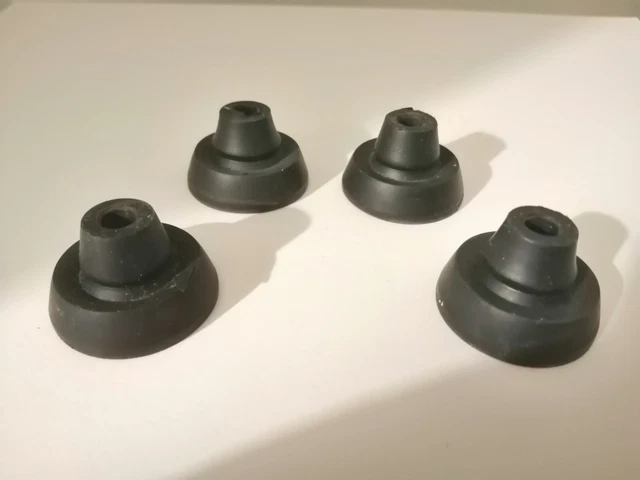 100 Piedini Ammortizzatori In Gomma Per Giradischi Technics SL-1200/SL-1210 – Riduci Vibrazioni E Rumore
