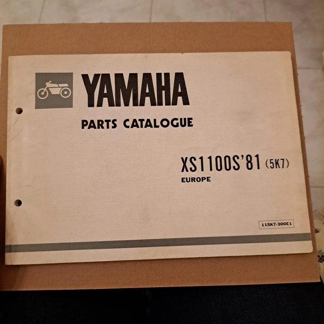 catalogo ricambi moto yamaha xs 1100  in inglese catalogue