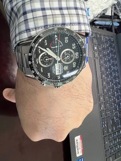 TAG Heuer Carrera Men's Black Watch - CV2A10.BA0796