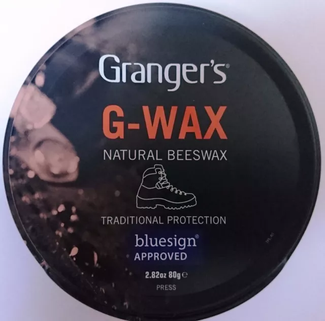 Grangers G-Wax Fabsil Natural Beeswax Leather Boot Shoe Polish Dubbin Proofer 2