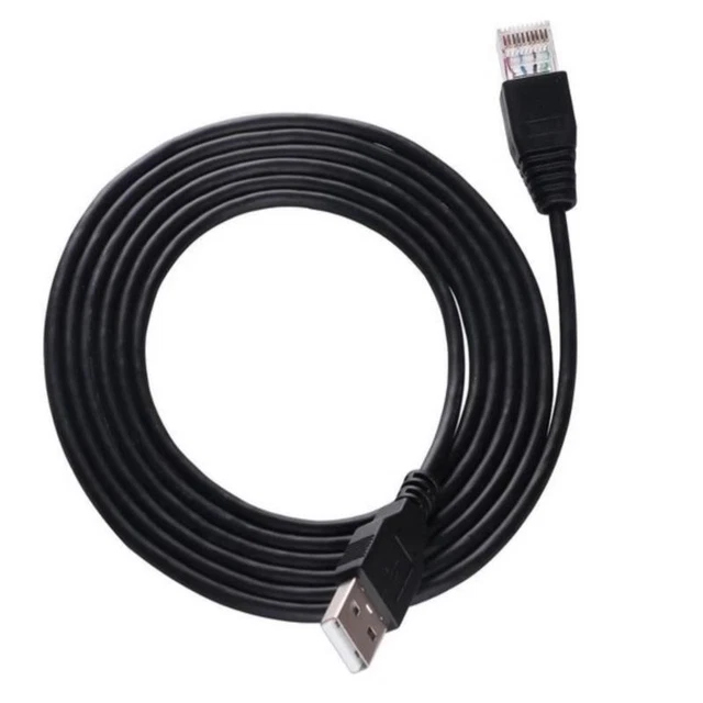 USB TO RS232 Serial to RJ45 CAT5 Console Adapter Cable for Routers F1
