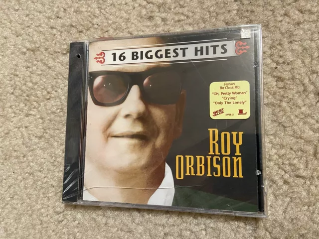 NEW! (CD) Roy Orbison (#DAMAGED CASE, CRACKED) 16 Biggest Hits CD (1999)