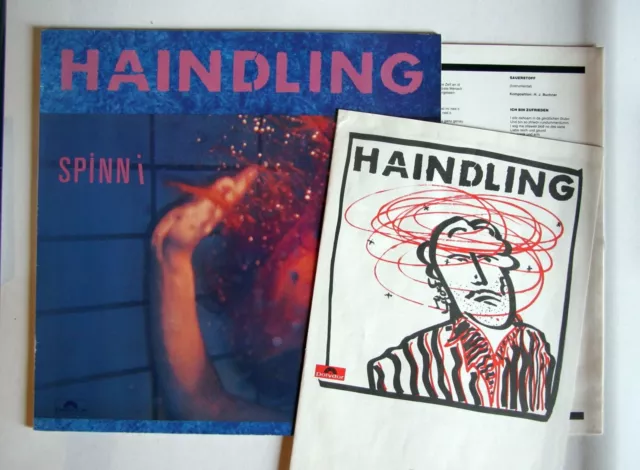 Haindling Spinn I GER LP 1985 + Innerbag + Promo Booklet!