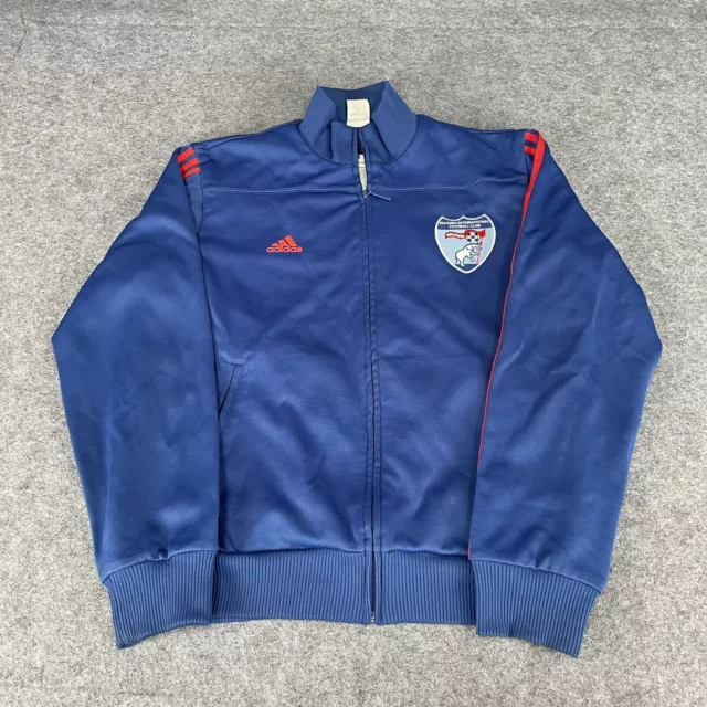 ADIDAS Enyimba International Fc Jacket Mens Large Blue Full Zip Africa (9388)